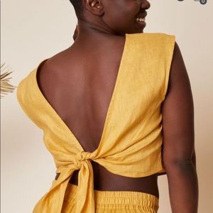 Whimsy + Row Tie Front Top